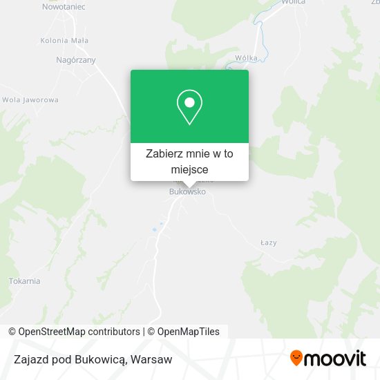 Mapa Zajazd pod Bukowicą