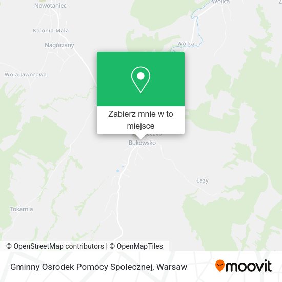 Mapa Gminny Osrodek Pomocy Spolecznej