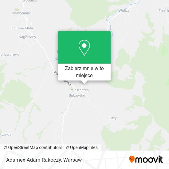 Mapa Adamex Adam Rakoczy