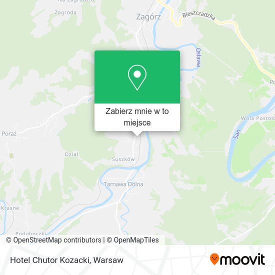 Mapa Hotel Chutor Kozacki