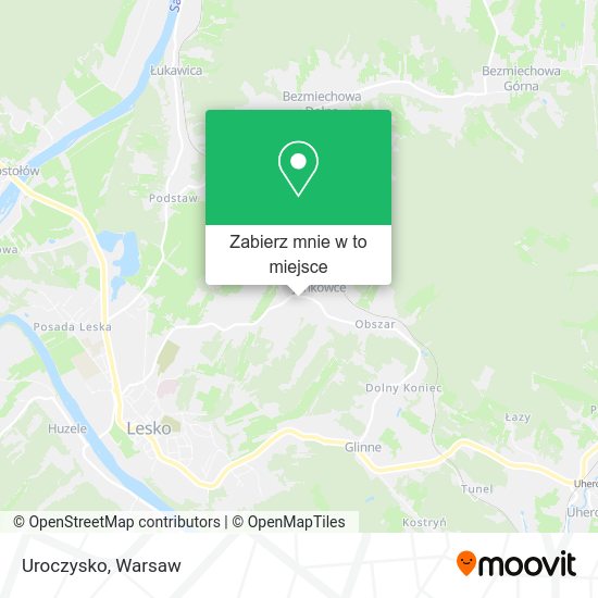 Mapa Uroczysko