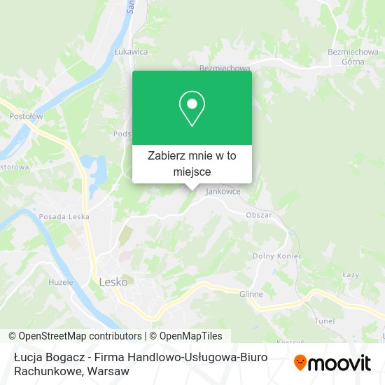 Mapa Łucja Bogacz - Firma Handlowo-Usługowa-Biuro Rachunkowe