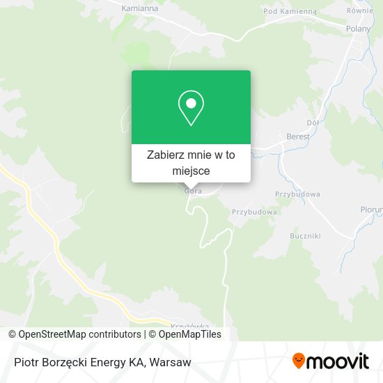 Mapa Piotr Borzęcki Energy KA