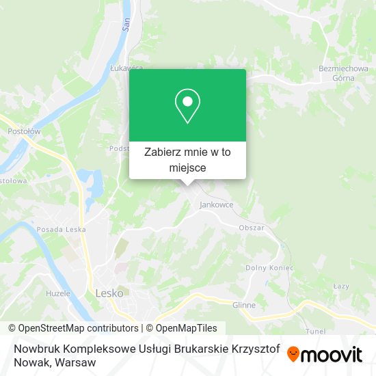 Mapa Nowbruk Kompleksowe Usługi Brukarskie Krzysztof Nowak