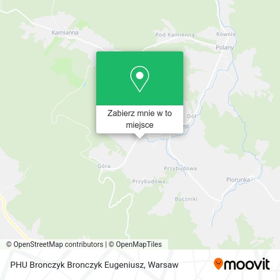 Mapa PHU Bronczyk Bronczyk Eugeniusz