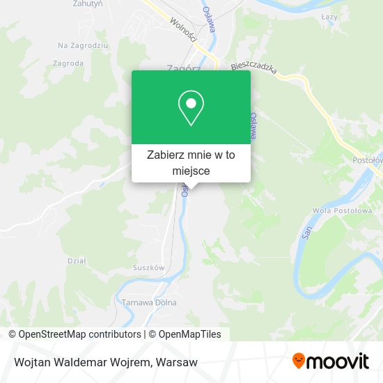 Mapa Wojtan Waldemar Wojrem