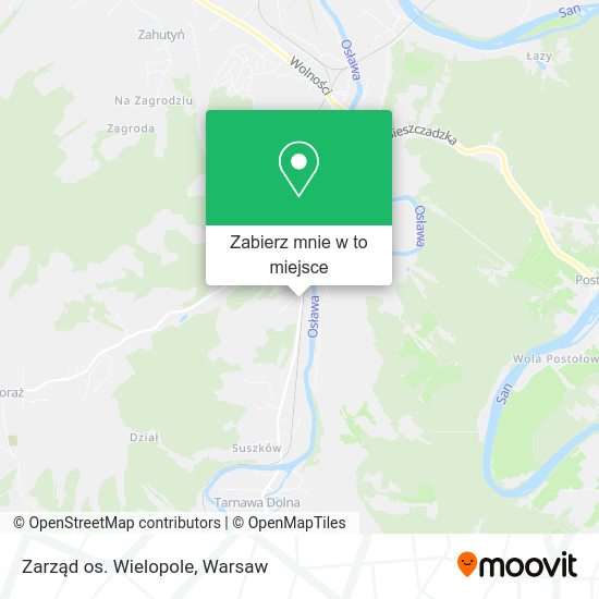 Mapa Zarząd os. Wielopole