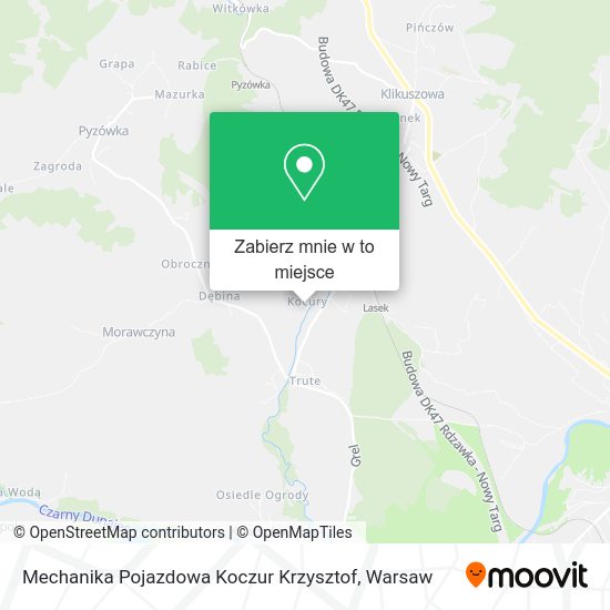 Mapa Mechanika Pojazdowa Koczur Krzysztof