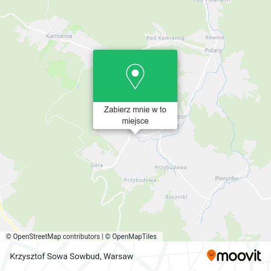 Mapa Krzysztof Sowa Sowbud