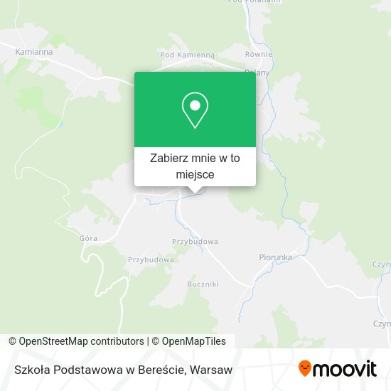 Mapa Szkoła Podstawowa w Bereście