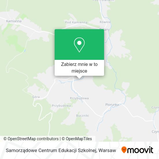 Mapa Samorządowe Centrum Edukacji Szkolnej