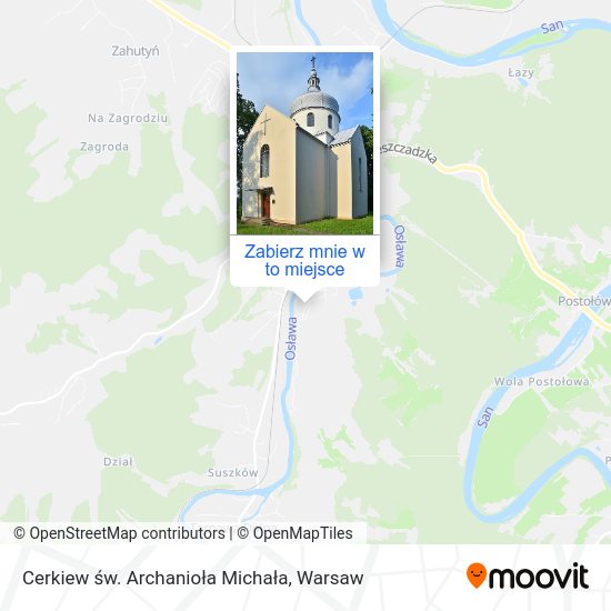 Mapa Cerkiew św. Archanioła Michała