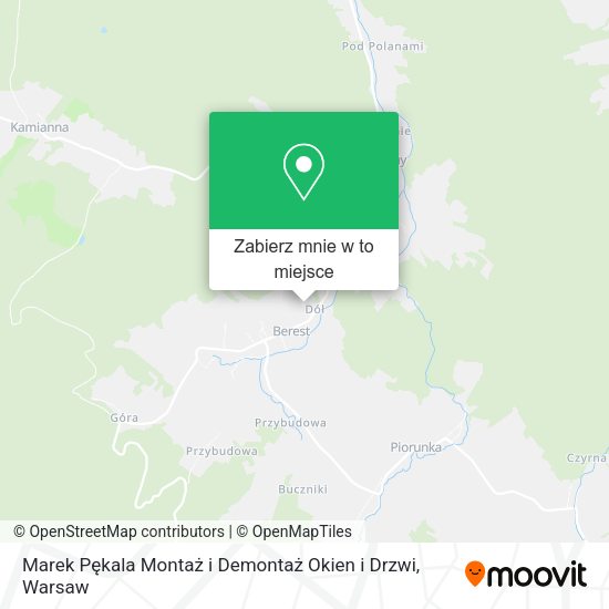 Mapa Marek Pękala Montaż i Demontaż Okien i Drzwi