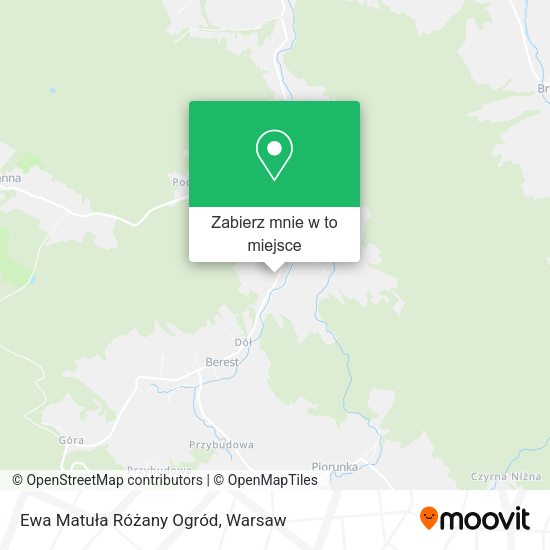 Mapa Ewa Matuła Różany Ogród