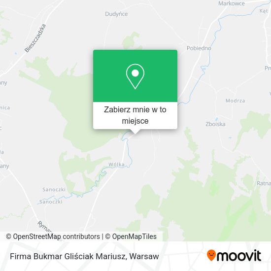 Mapa Firma Bukmar Gliściak Mariusz