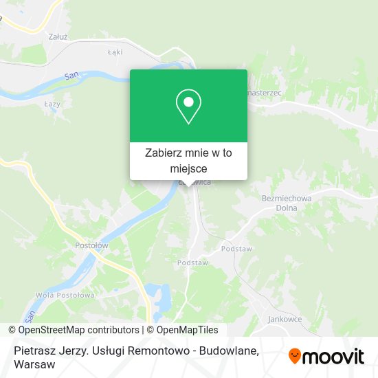 Mapa Pietrasz Jerzy. Usługi Remontowo - Budowlane