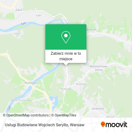 Mapa Usługi Budowlane Wojciech Seryllo