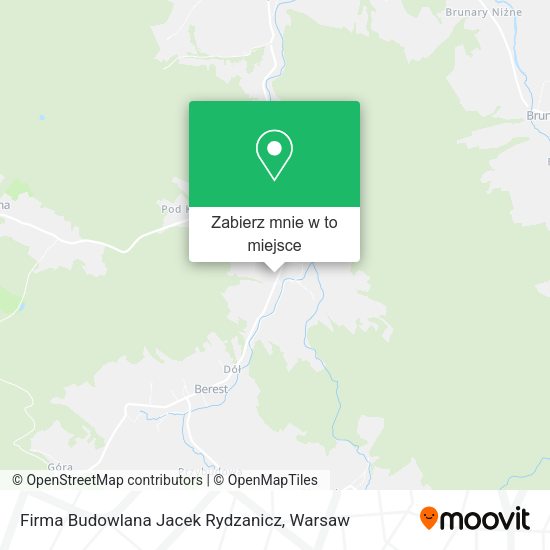 Mapa Firma Budowlana Jacek Rydzanicz