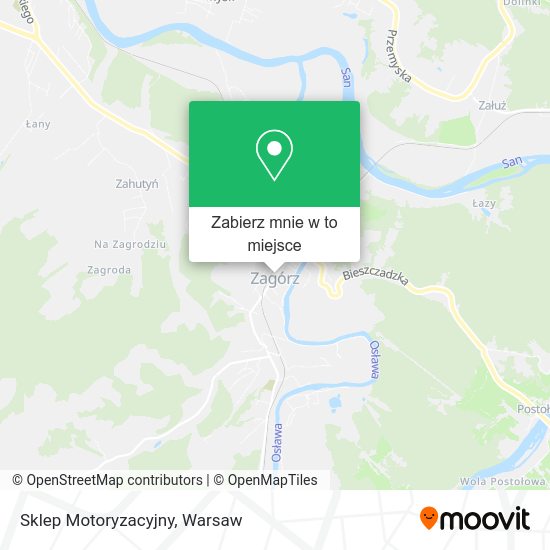 Mapa Sklep Motoryzacyjny