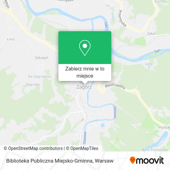 Mapa Biblioteka Publiczna Miejsko-Gminna