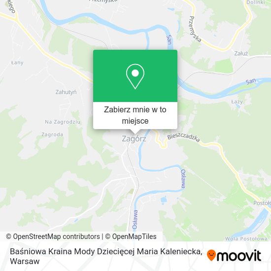 Mapa Baśniowa Kraina Mody Dziecięcej Maria Kaleniecka