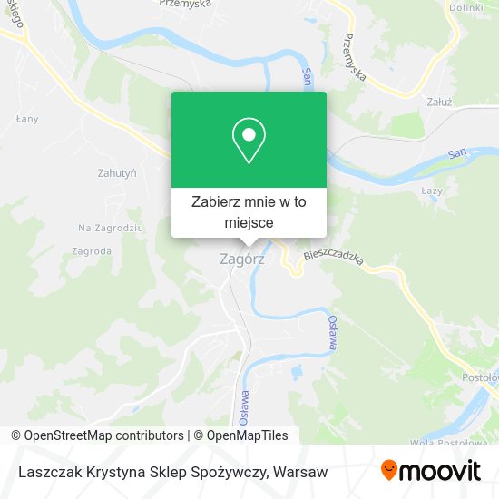 Mapa Laszczak Krystyna Sklep Spożywczy