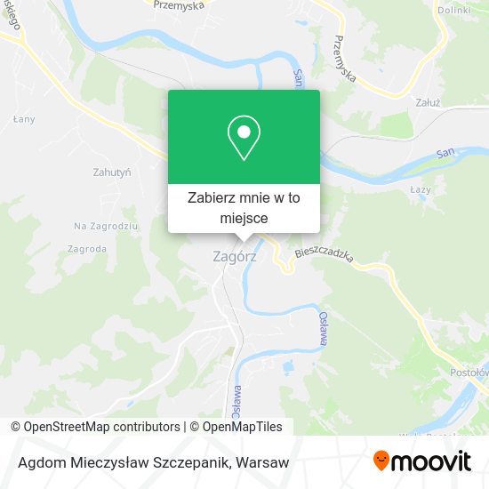 Mapa Agdom Mieczysław Szczepanik