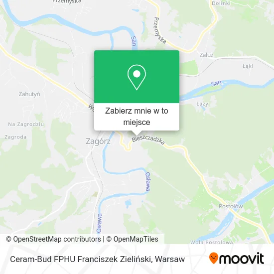 Mapa Ceram-Bud FPHU Franciszek Zieliński