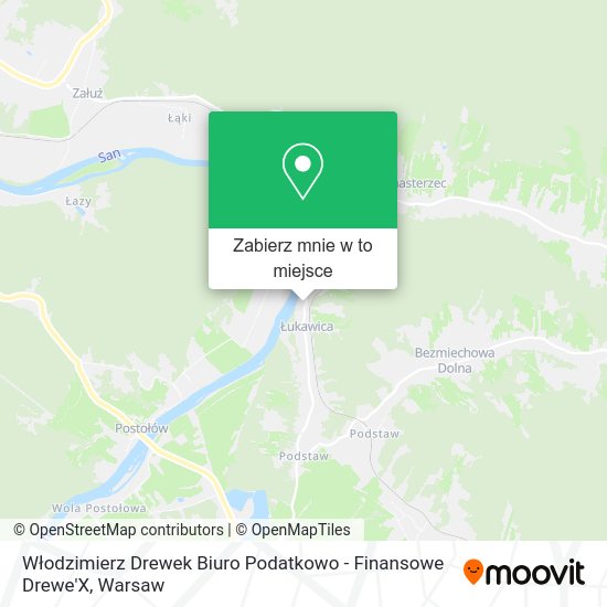 Mapa Włodzimierz Drewek Biuro Podatkowo - Finansowe Drewe'X