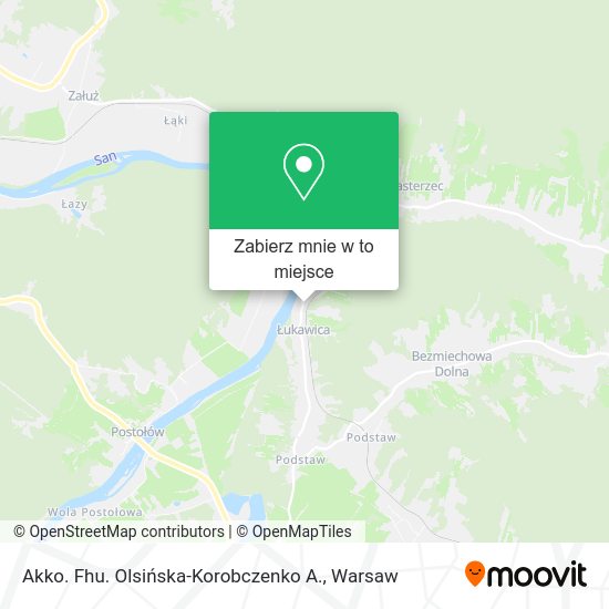 Mapa Akko. Fhu. Olsińska-Korobczenko A.