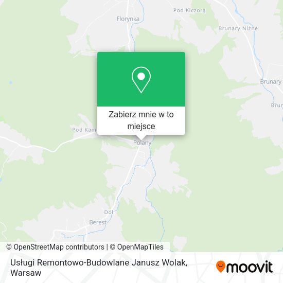 Mapa Usługi Remontowo-Budowlane Janusz Wolak