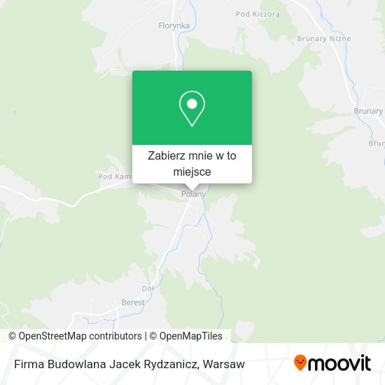 Mapa Firma Budowlana Jacek Rydzanicz