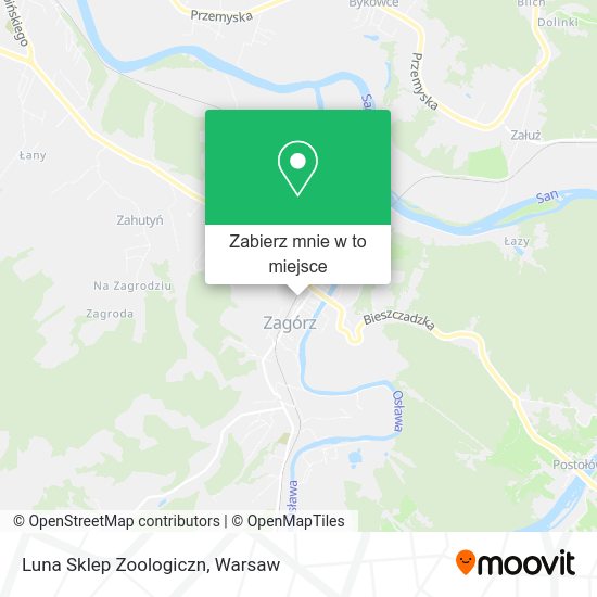 Mapa Luna Sklep Zoologiczn