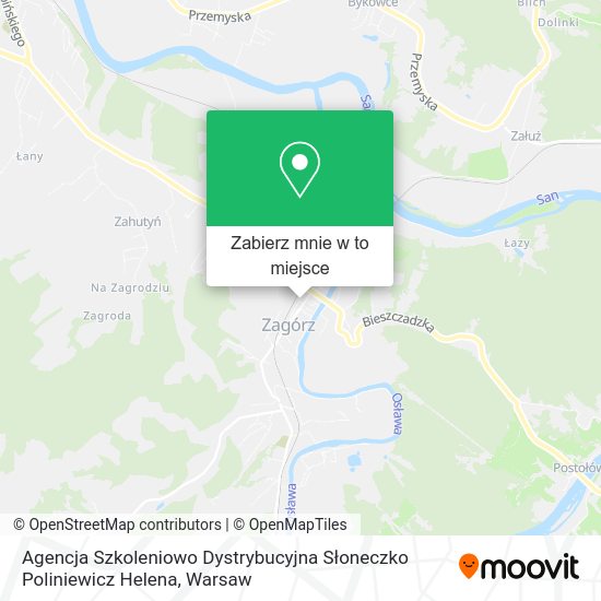 Mapa Agencja Szkoleniowo Dystrybucyjna Słoneczko Poliniewicz Helena