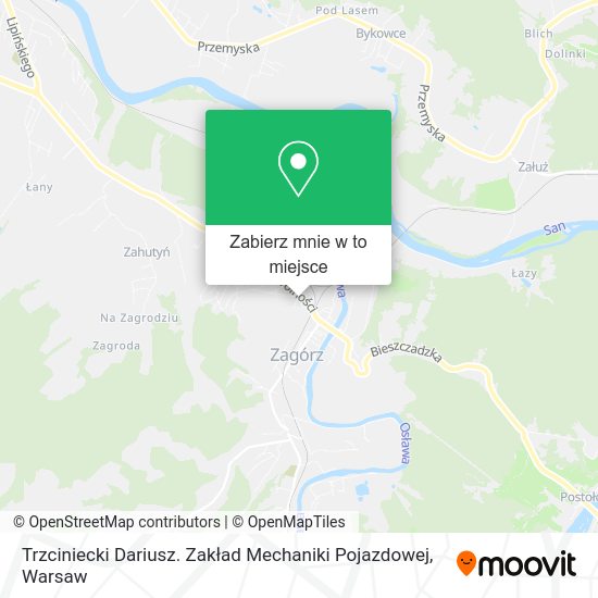 Mapa Trzciniecki Dariusz. Zakład Mechaniki Pojazdowej