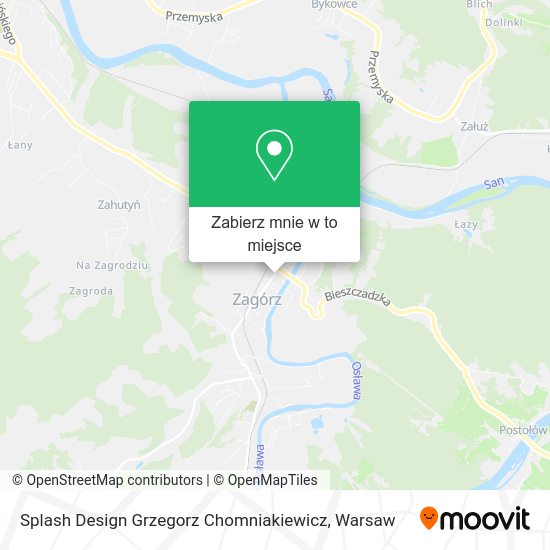 Mapa Splash Design Grzegorz Chomniakiewicz