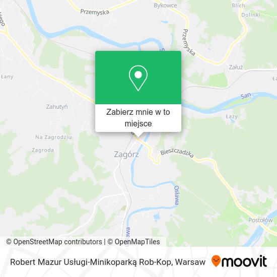 Mapa Robert Mazur Usługi-Minikoparką Rob-Kop