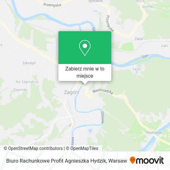 Mapa Biuro Rachunkowe Profit Agnieszka Hydzik