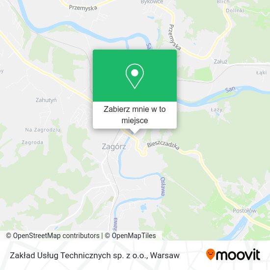 Mapa Zakład Usług Technicznych sp. z o.o.