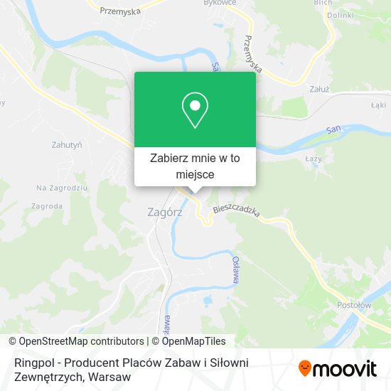 Mapa Ringpol - Producent Placów Zabaw i Siłowni Zewnętrzych