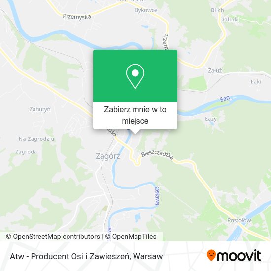 Mapa Atw - Producent Osi i Zawieszeń