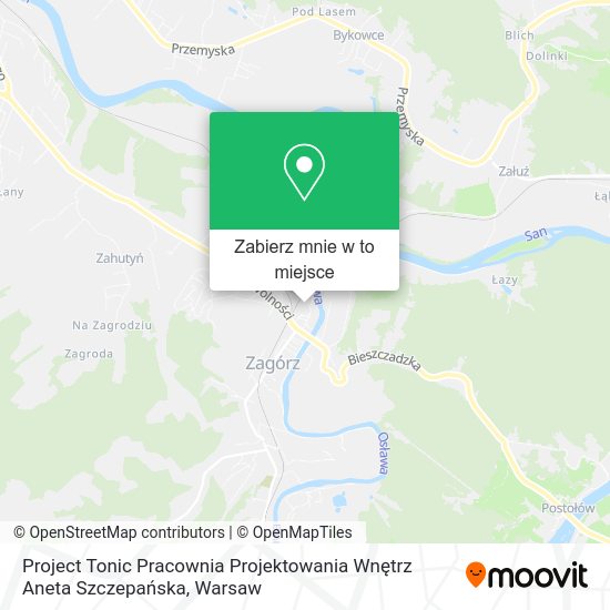 Mapa Project Tonic Pracownia Projektowania Wnętrz Aneta Szczepańska