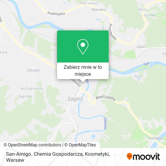 Mapa San-Amigo. Chemia Gospodarcza, Kosmetyki