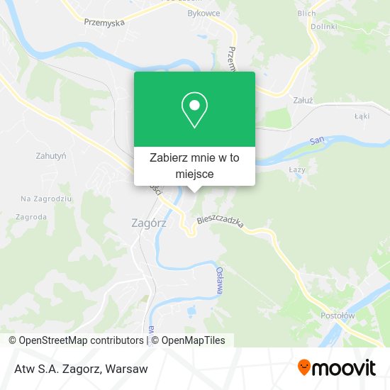 Mapa Atw S.A. Zagorz