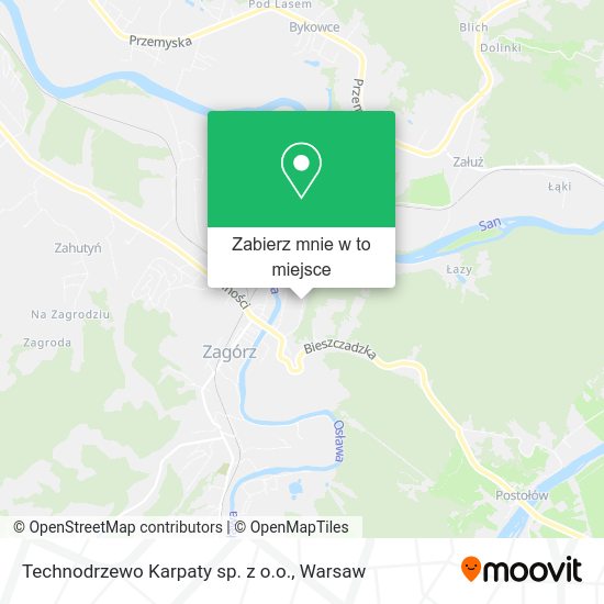 Mapa Technodrzewo Karpaty sp. z o.o.