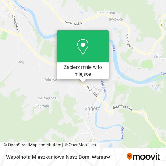 Mapa Wspólnota Mieszkaniowa Nasz Dom