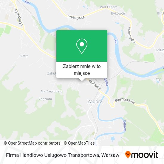 Mapa Firma Handlowo Uslugowo Transportowa