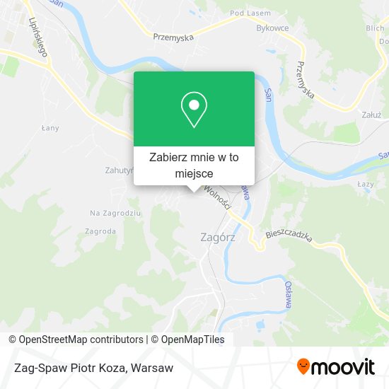 Mapa Zag-Spaw Piotr Koza