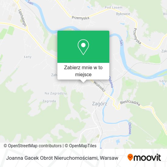 Mapa Joanna Gacek Obrót Nieruchomościami