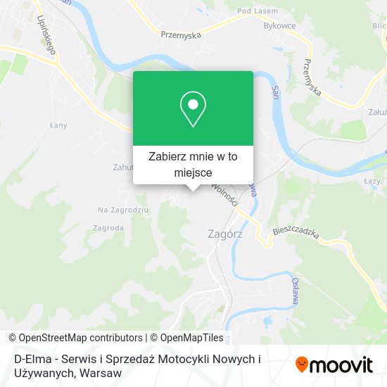 Mapa D-Elma - Serwis i Sprzedaż Motocykli Nowych i Używanych